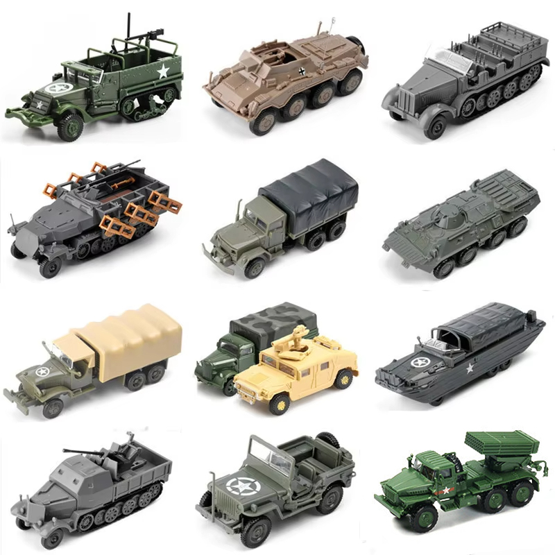 Board Game Simple - 4d 1/72 veículos militares montagem quebra-cabeça