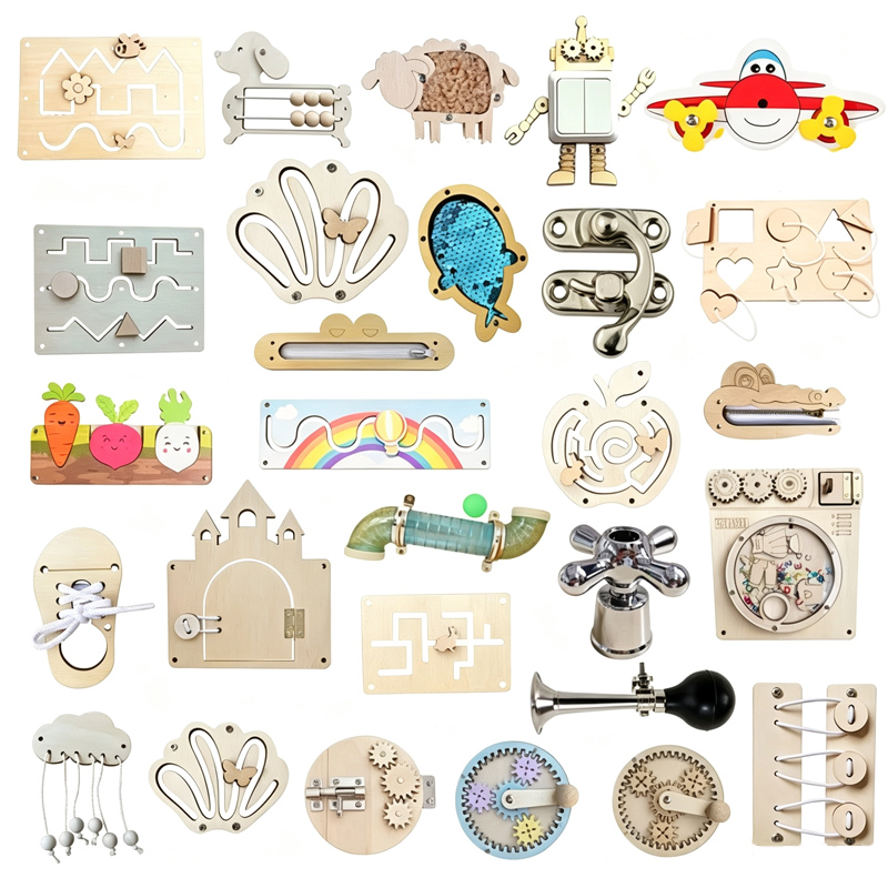 Board Game Quarto - Brinquedos Sensoriais Montessori para Educação Infantil,