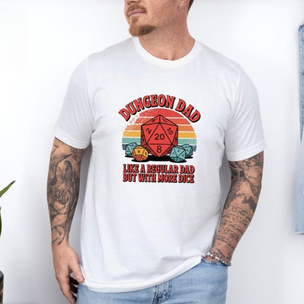 Board Game Dungeons And Dragons - Camiseta Engraçada Dungeon Dad para Dungeons