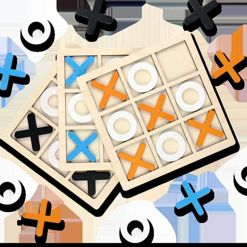 Jogo de madeira xo tic tac toe - Board Game Quarto avaliação e preço