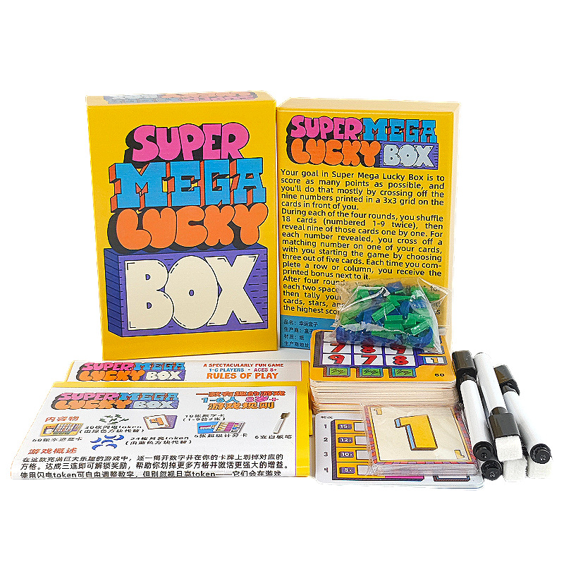 Super Mega Lucky Box: Jogo de  - Board Game Box avaliação e preço