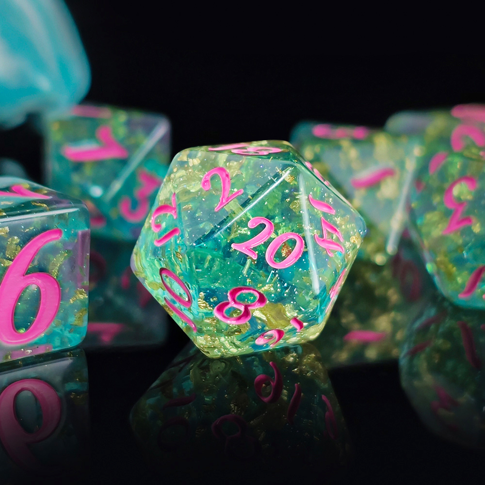 7 Pçs/set Folha Brilhante Dent - Board Game Dungeons And Dragons avaliação e preço