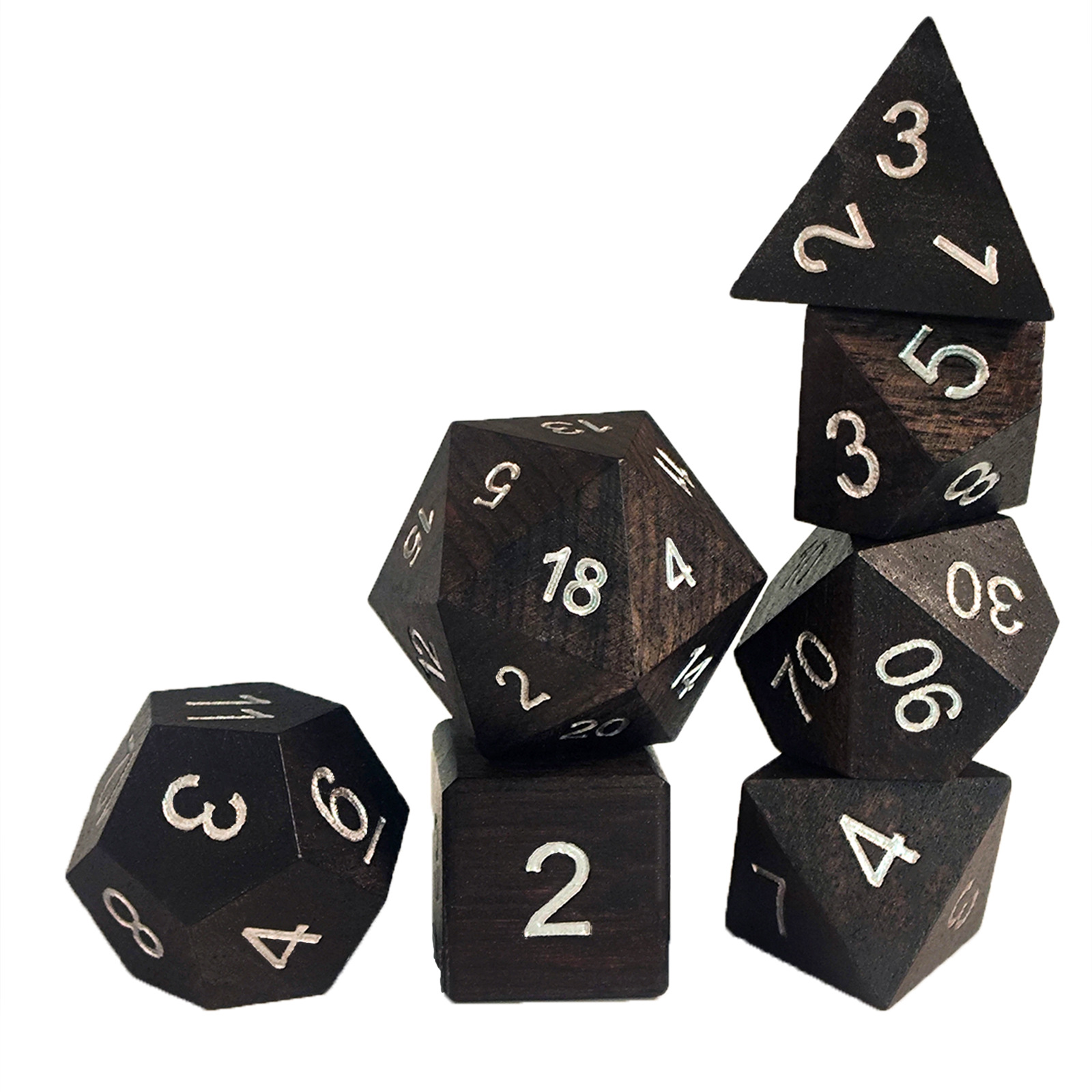 Conjunto de dados de madeira p - Board Game Dungeons And Dragons avaliação e preço