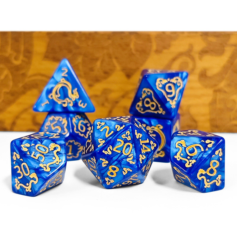 Conjunto de 7 Peças de Dados D - Board Game Dungeons And Dragons avaliação e preço