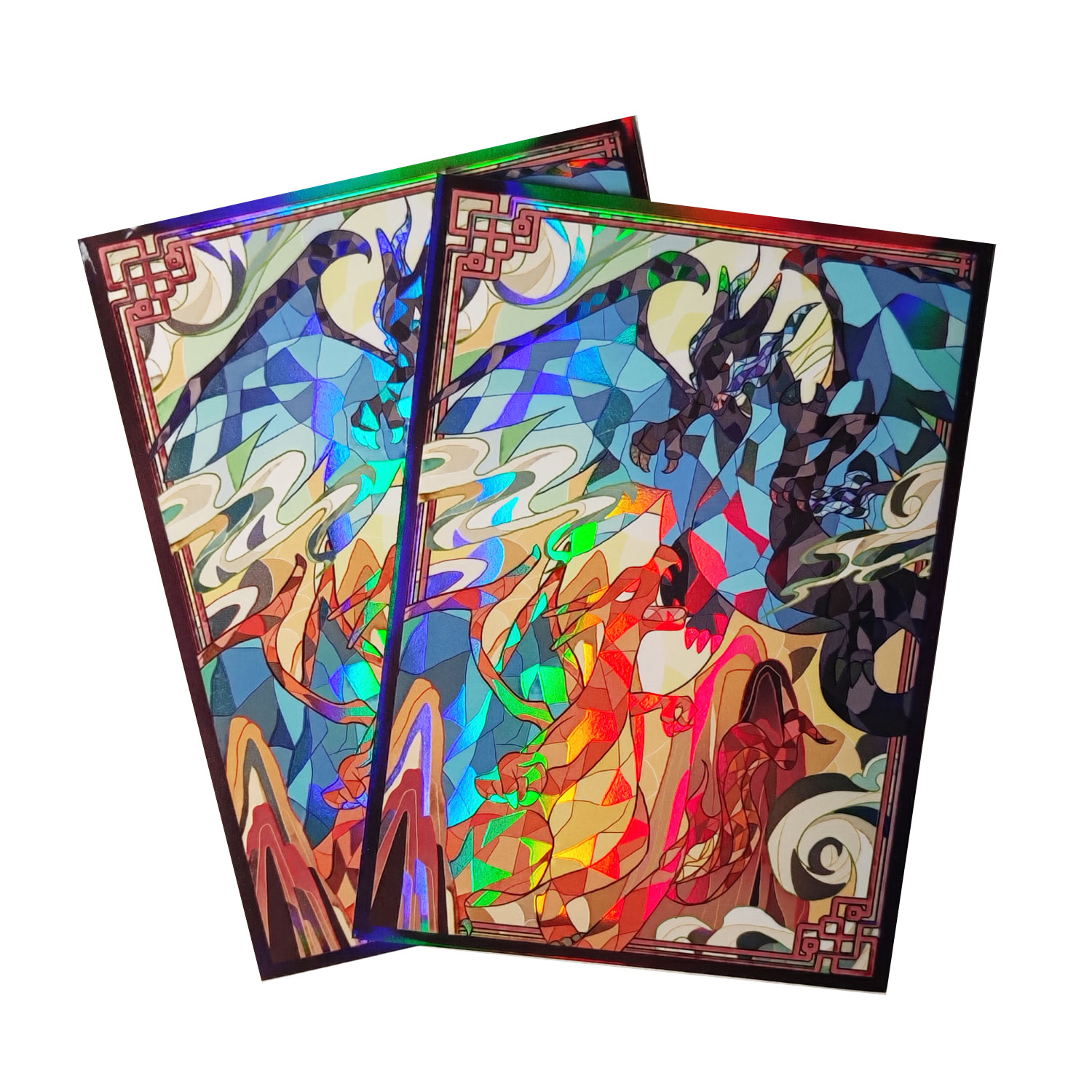 Mangas de cartão holo 60ct 66x - Board Game Illustration avaliação e preço
