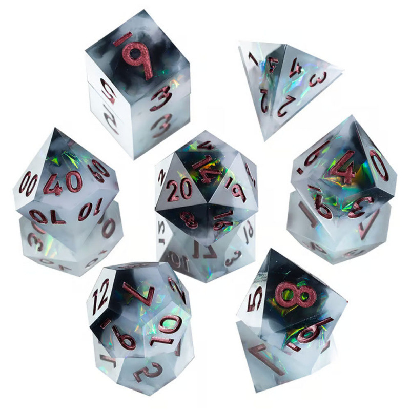 Conjunto de dados de resina Di - Board Game Dungeons And Dragons avaliação e preço