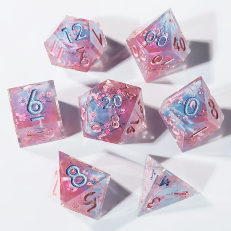 Conjunto de dados de resina Di - Board Game Dungeons And Dragons avaliação e preço