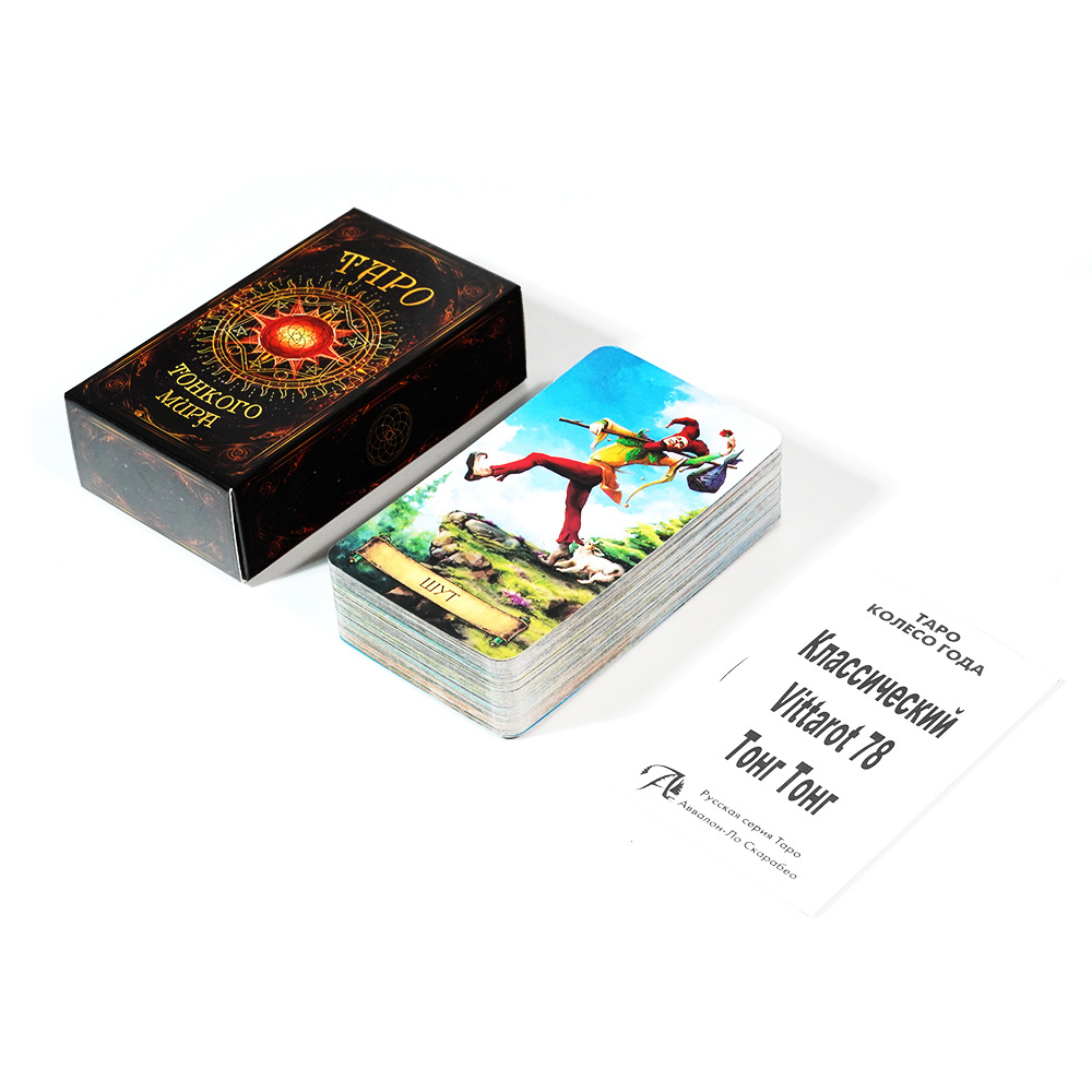 Tapo cartas de tarô 78 baralho - Board Game Instruction avaliação e preço