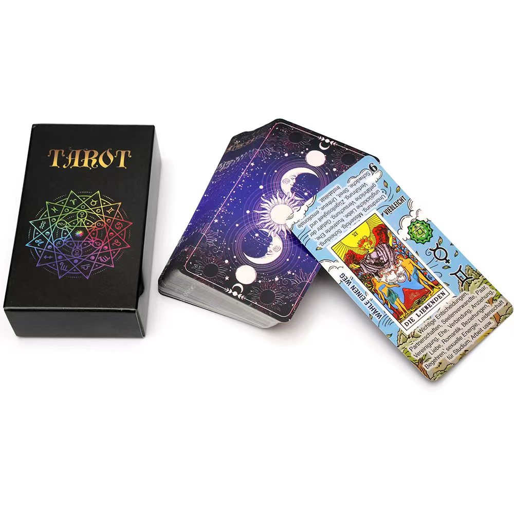  Deutsch tarô cartas baralho  - Board Game Instruction avaliação e preço