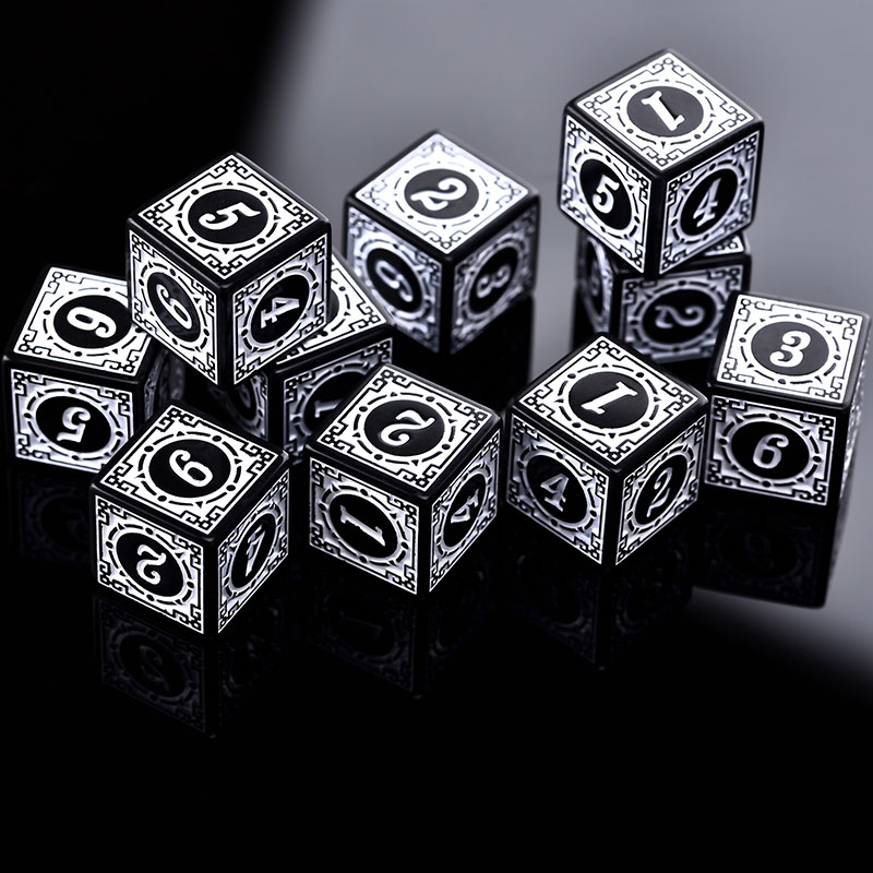 10 pçs/set conjunto de dados a - Board Game Dungeons And Dragons avaliação e preço