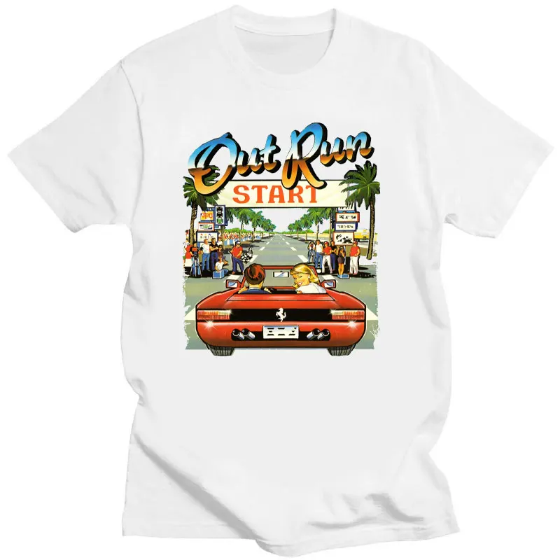 90s Vintage Out Run Top T Shir - Board Game Vintage avaliação e preço